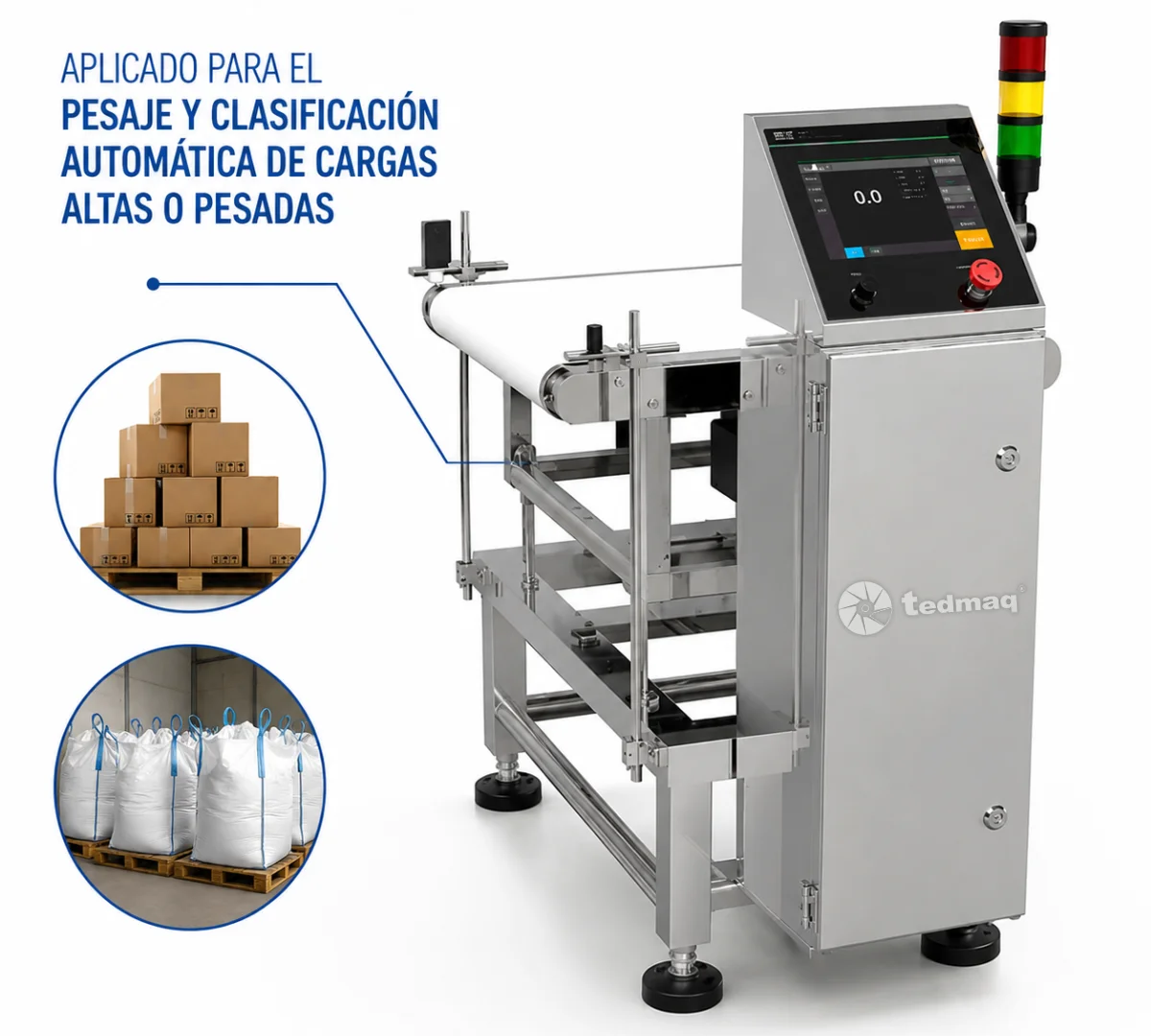 MAQUINA CHEQUEADOR DE PESO GRAN FORMATO