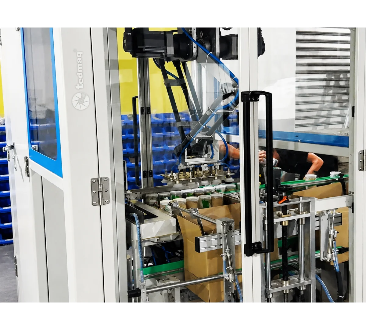 MÁQUINA EMPACADORA ROBÓTICA DE CAJAS 2 ESTACIONES 5