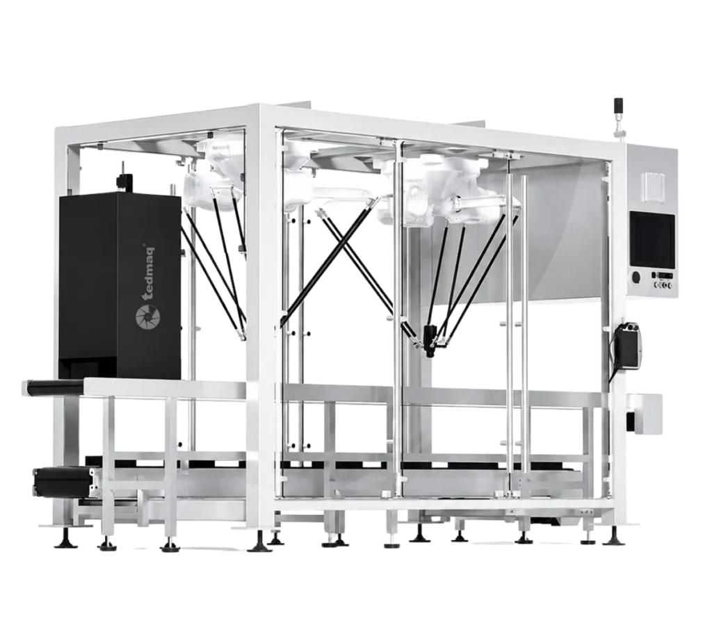 EMPACADORA ROBÓTICA DE CAJAS 2 ESTACIONES