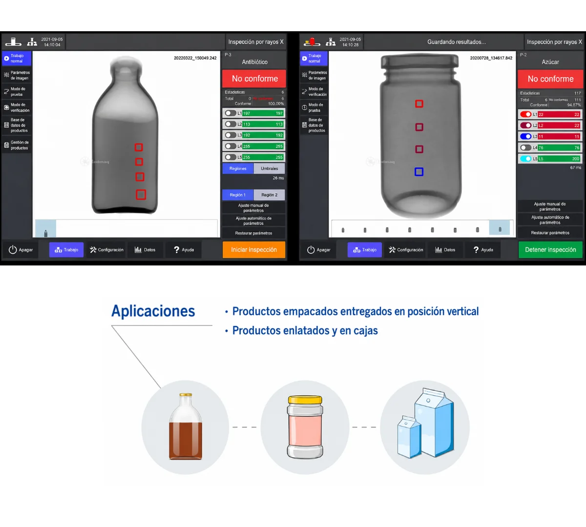 MAQUINA SISTEMA DE DETECCIÓN DE RAYOS X PARA BOTELLAS (1)